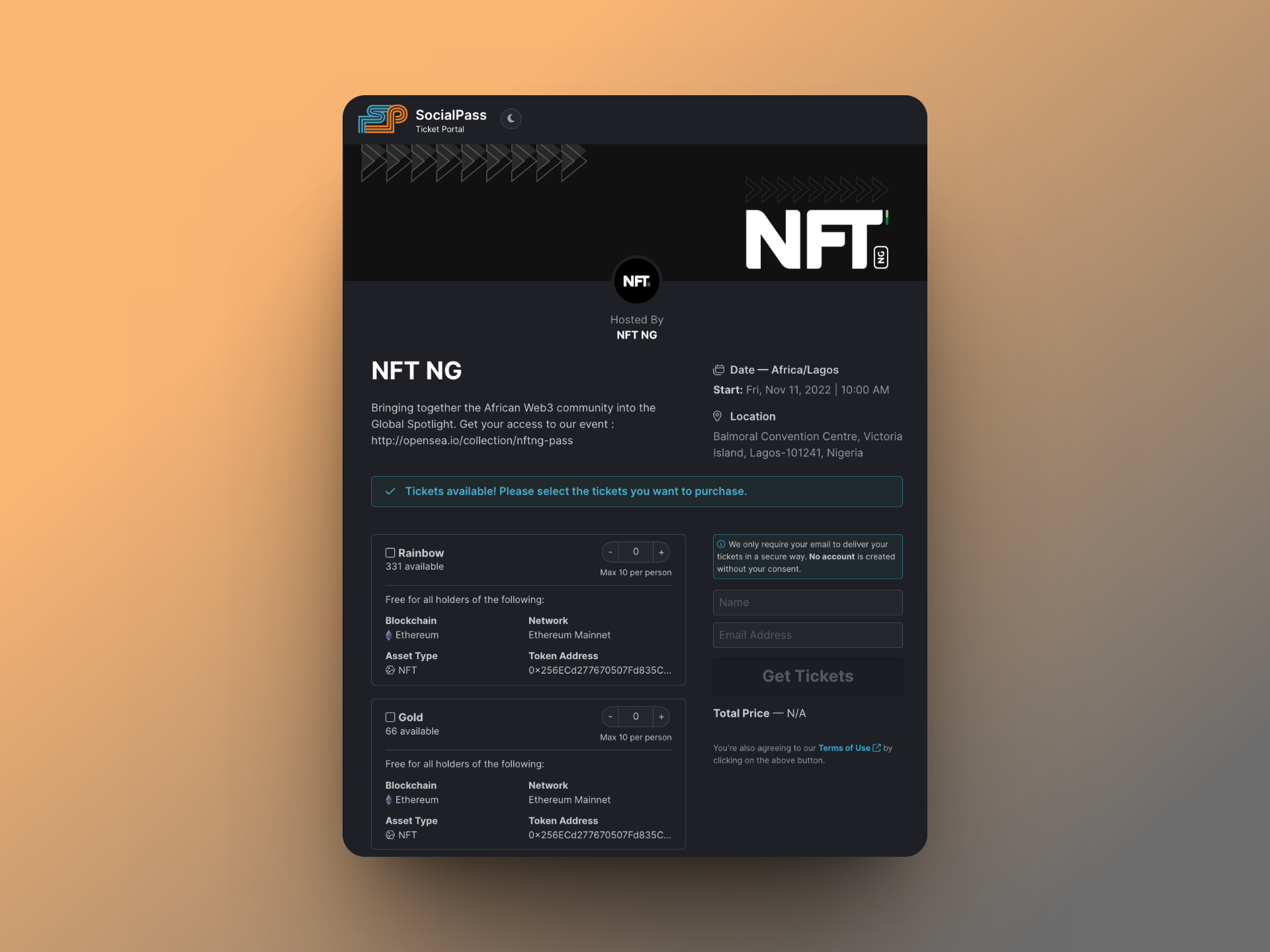 Case Study: NFT NG - A Crypto Conference Pioneering NFT Ticketing with SocialPass